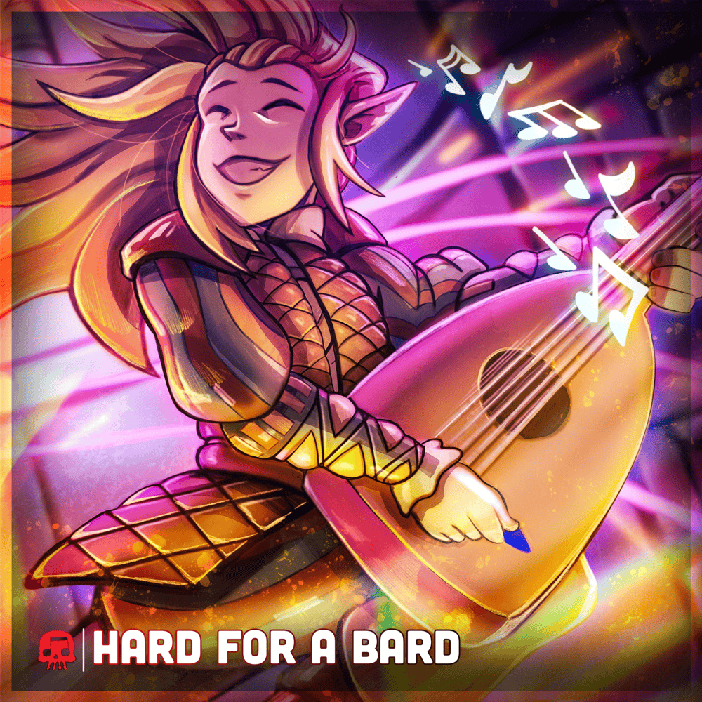 Album cover art for "Hard for a Bard" by JT Music