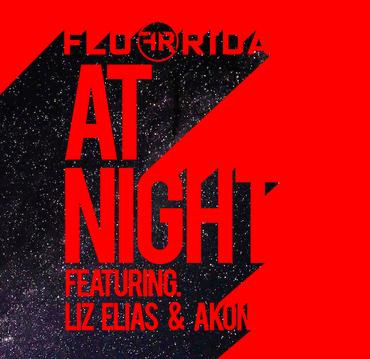 Album cover art for "At Night" by Flo Rida & Akon & Liz Elias