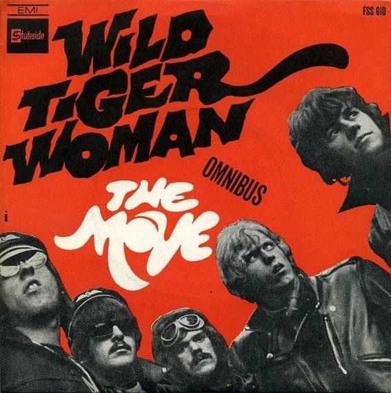 Album cover art for "Wild Tiger Woman" by The Move