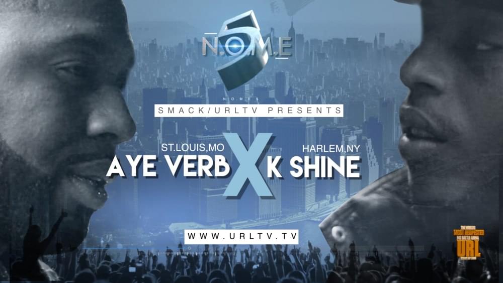 Album cover art for "Aye Verb vs. K-Shine" by URLtv & K-Shine & Aye Verb