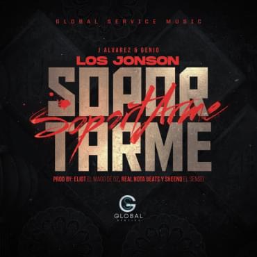 Album cover art for "Soportarme" by J Álvarez