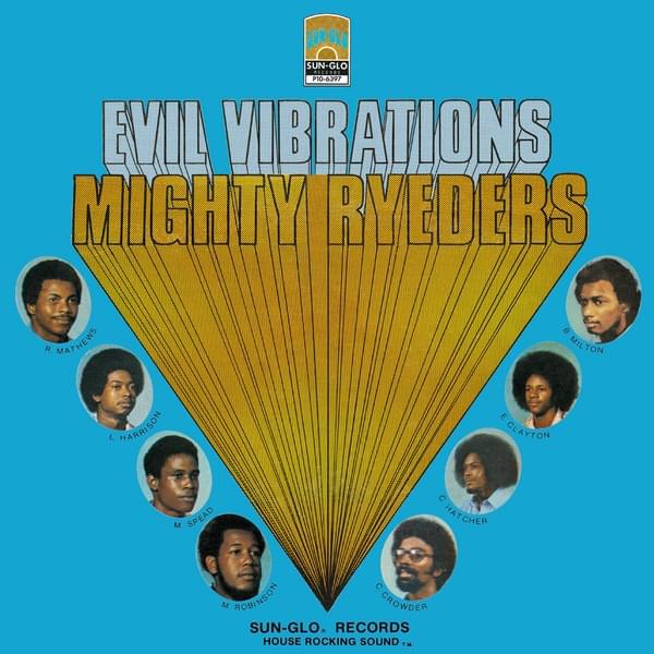Album cover art for "Evil Vibrations" by Mighty Ryeders