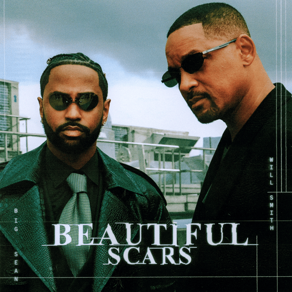 Album cover art for "BEAUTIFUL SCARS" by Will Smith & OmArr