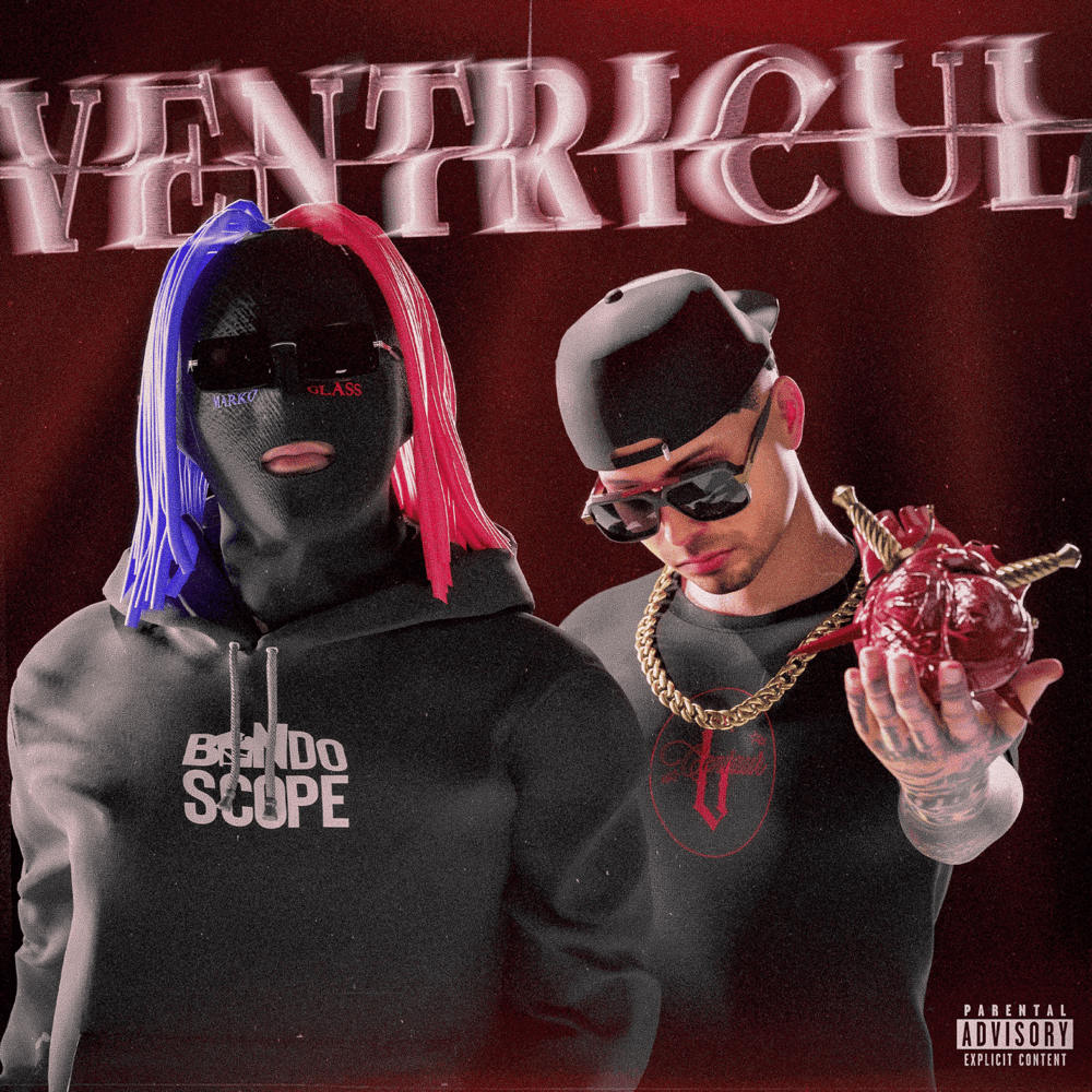 Album cover art for "VENTRICUL" by Marko Glass