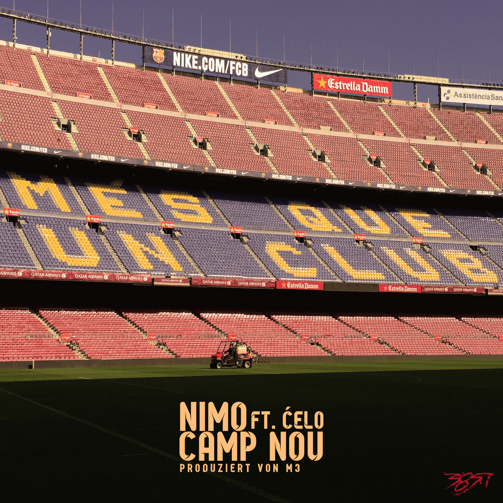 Album cover art for "Camp Nou" by Nimo & Celo