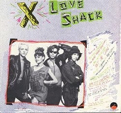 Album cover art for "Love Shack" by X