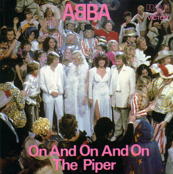 Album cover art for "On and On and On" by ABBA