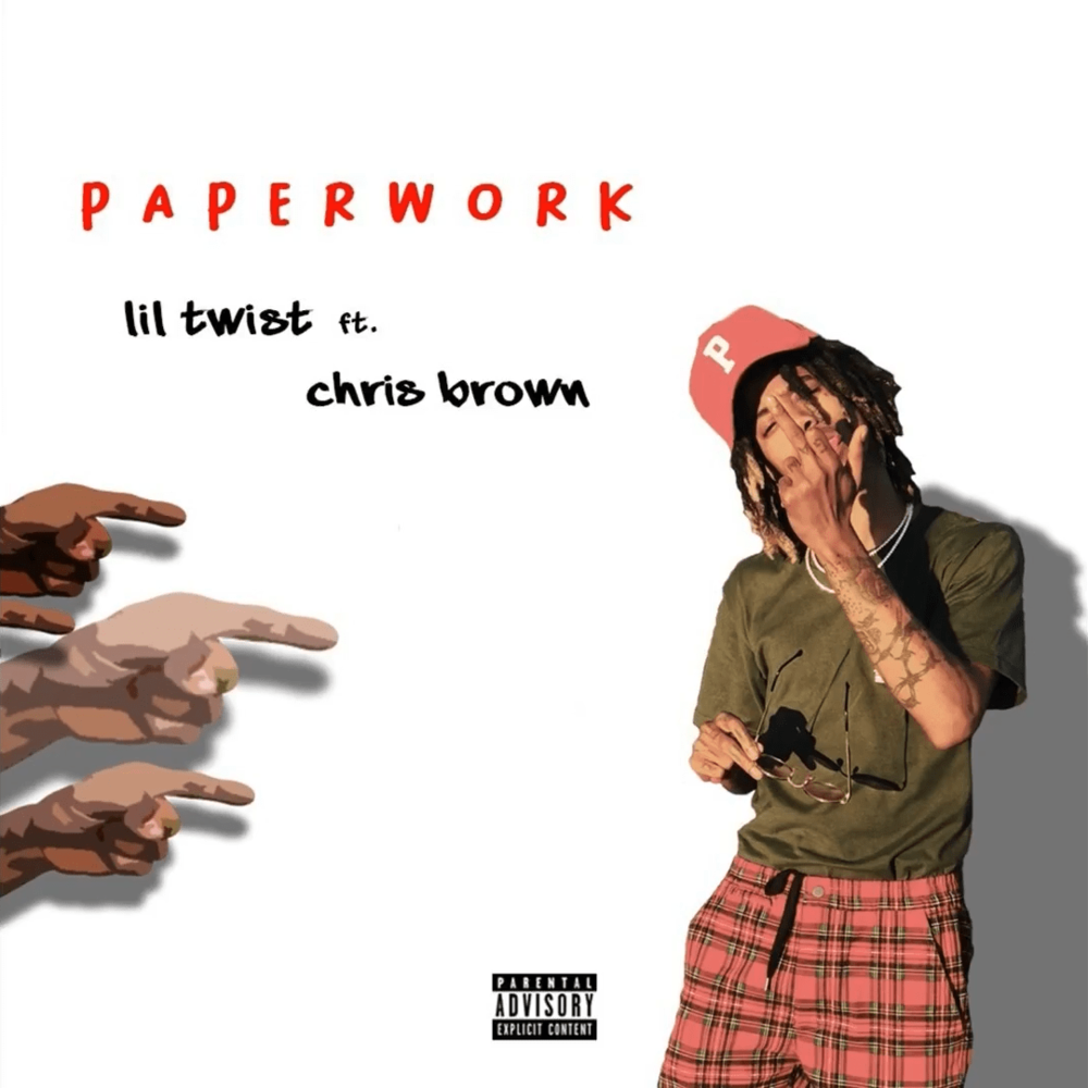 Album cover art for "Paperwork" by Lil Twist & Chris Brown