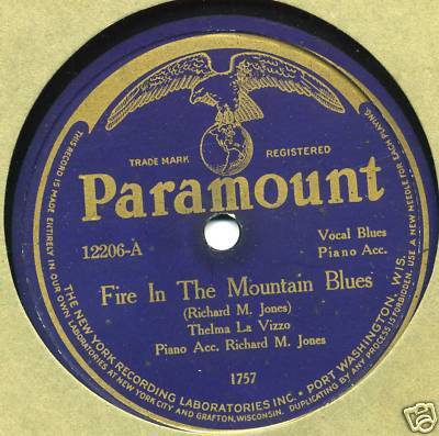 Fire In The Mountain Blues by Thelma La Vizzo