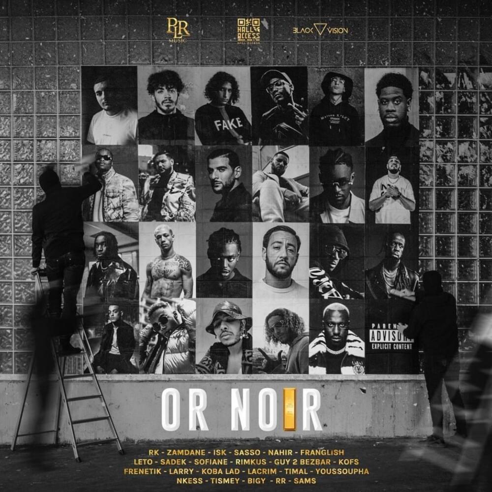 Album cover art for "J’rigole" by Or Noir & Sasso