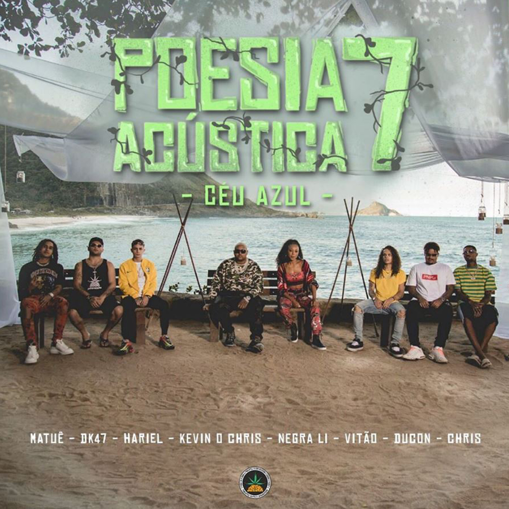 Album cover art for "Poesia Acústica #7: Céu Azul" by Azzy