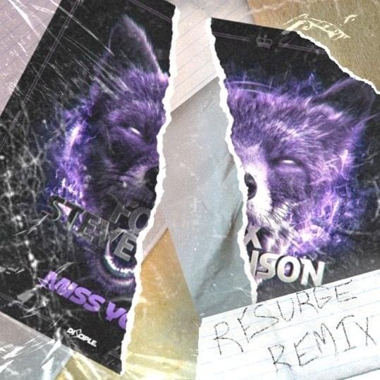 Album cover art for "Miss You (Resurge Remix)" by Fox Stevenson