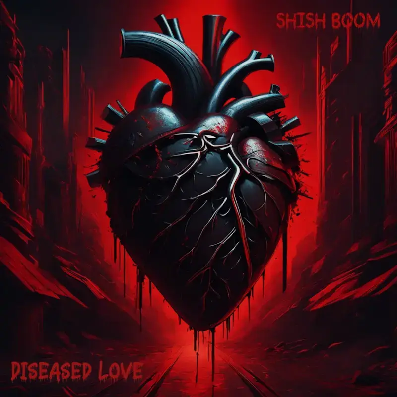 Album cover art for "Diseased Love" by Shish Boom
