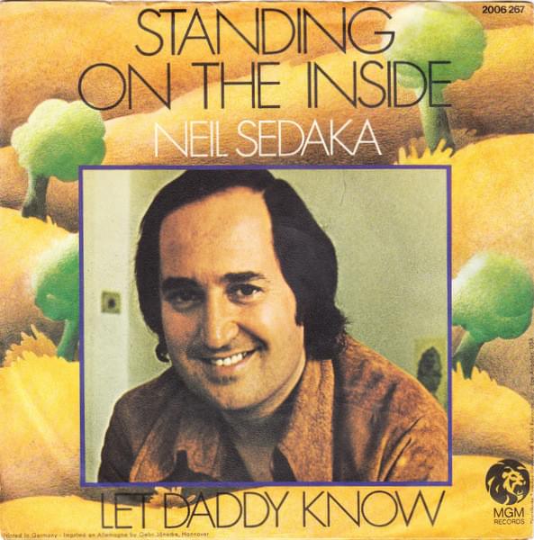 Album cover art for "Standing on the Inside" by Neil Sedaka