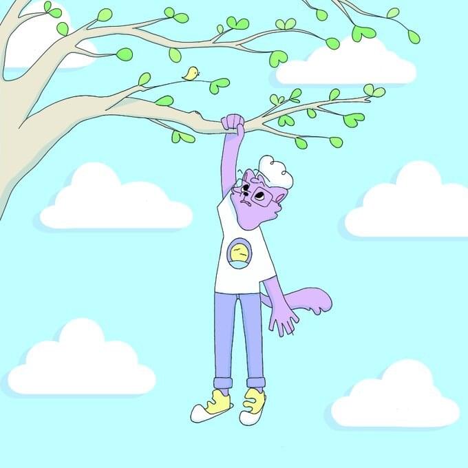 Album cover art for "Footprints" by potsu