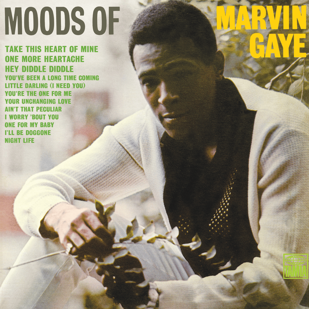 Album cover art for "Ain’t That Peculiar" by Marvin Gaye