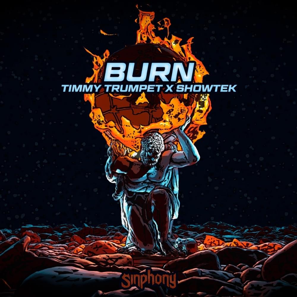 Album cover art for "Burn" by Showtek