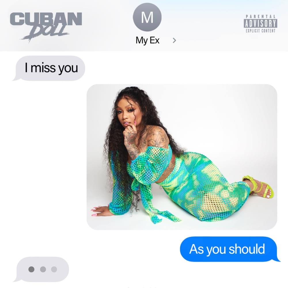 Album cover art for "My Ex" by Cuban Doll