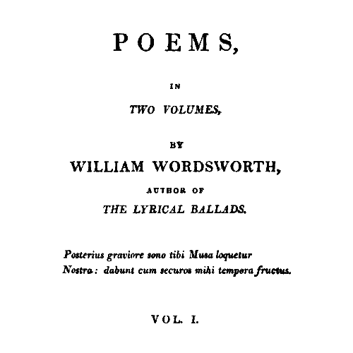 I Wandered Lonely As a Cloud by William Wordsworth