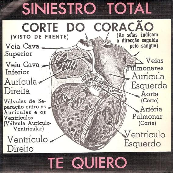 Album cover art for "Te quiero" by Siniestro Total