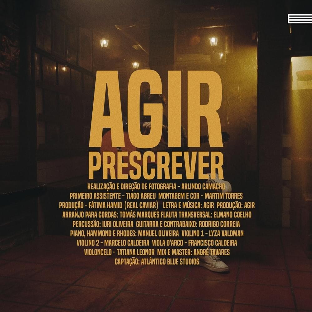 Album cover art for "Prescrever" by Agir