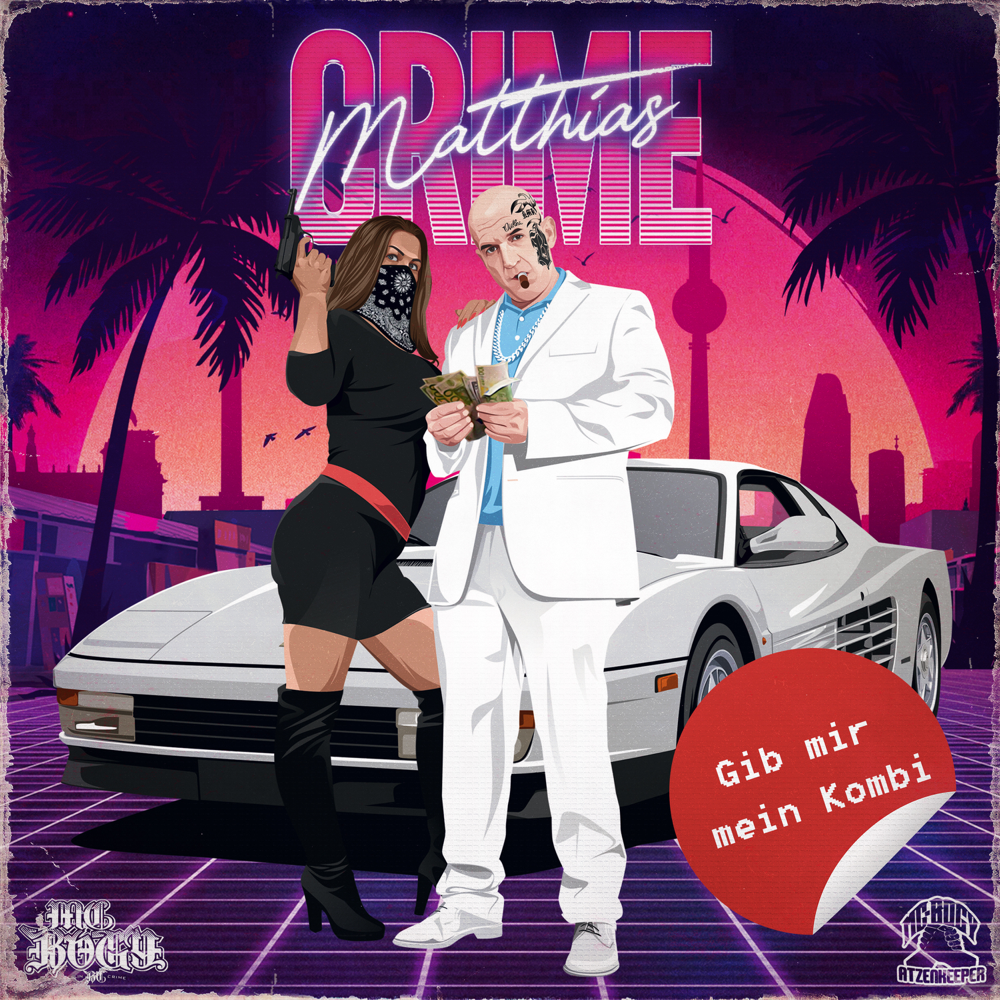 Album cover art for "Gib mir mein Kombi" by MC Bogy