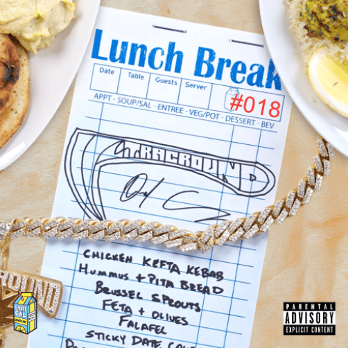 Album cover art for "Lunch Break Freestyle" by Denzel Curry