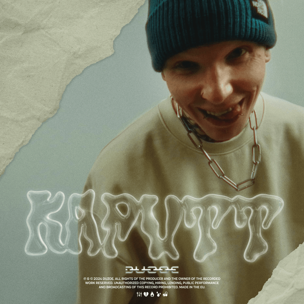Album cover art for "Kaputt" by duzoe