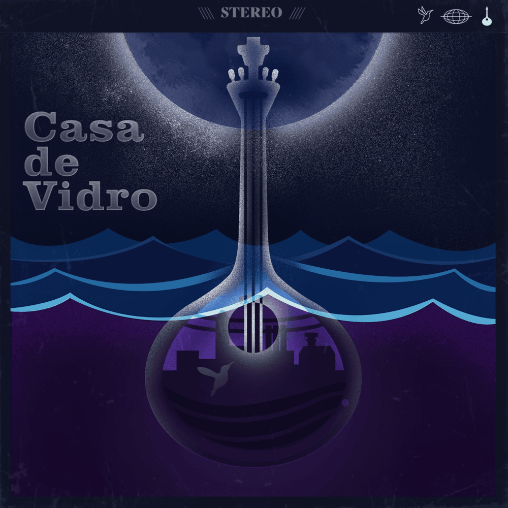 Album cover art for "Casa de Vidro" by VALORANT & Victor Pozas & Bia Caboz & Moon Sailor