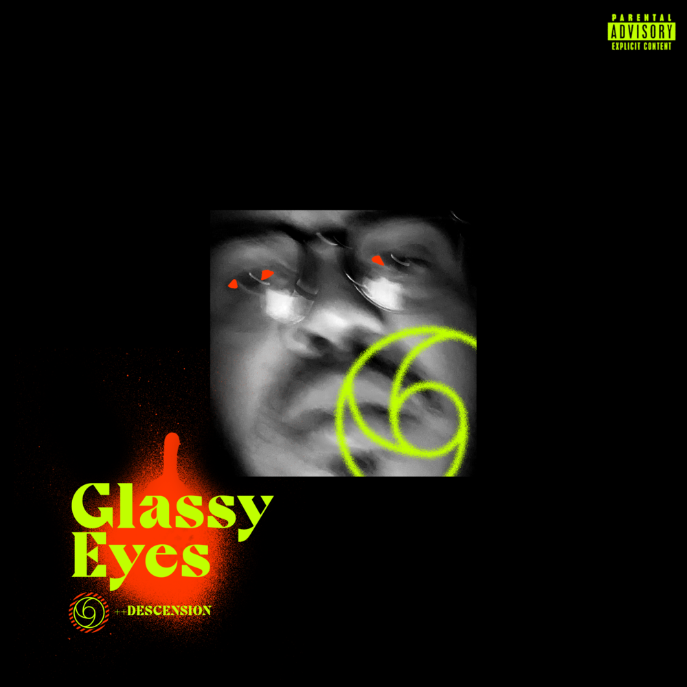 Album cover art for "Glassy Eyes" by pdr dax & Britney Marie