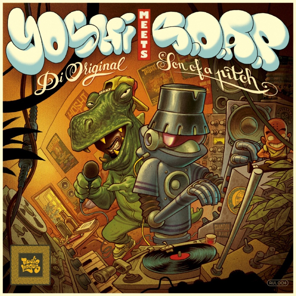 Album cover art for "Angostura" by Yoshi Di Original & Son Of A Pitch aka S.O.A.P