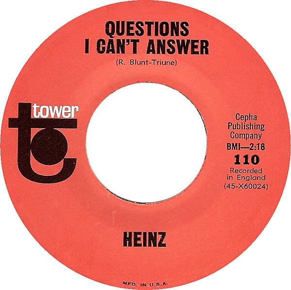 Questions I Can’t Answer by Heinz