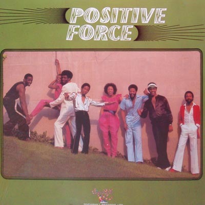 Album cover art for "We Got The Funk" by Positive Force