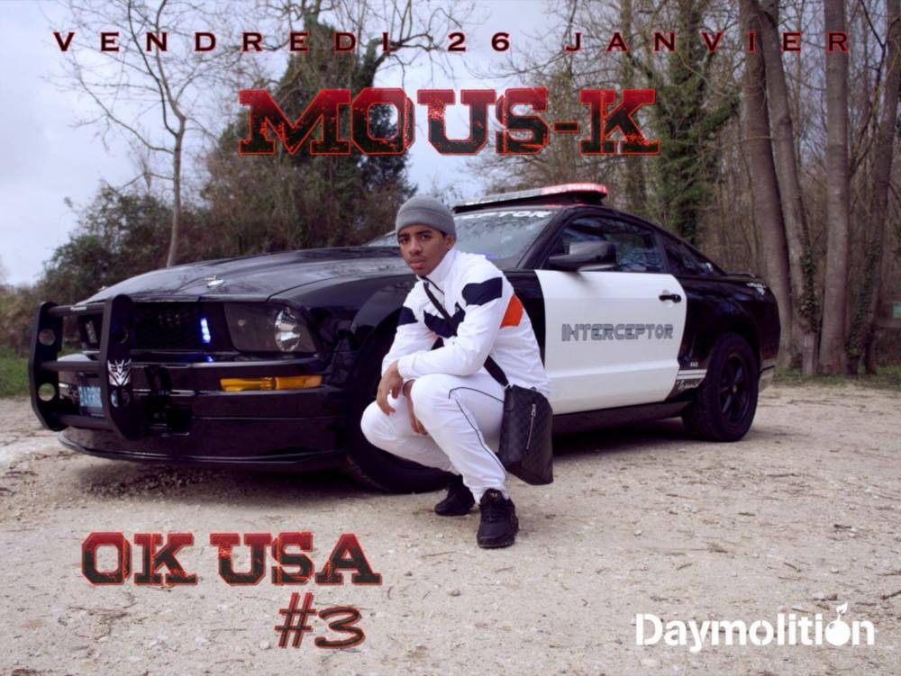 Album cover art for "OK USA #3" by Mous-K