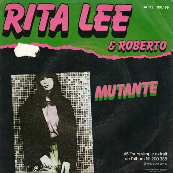 Album cover art for "Mutante" by Rita Lee