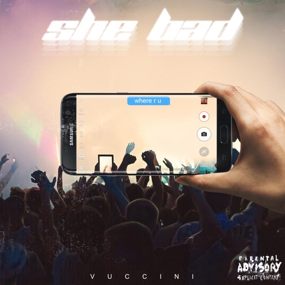 Album cover art for "She Bad" by Vuccini Louis