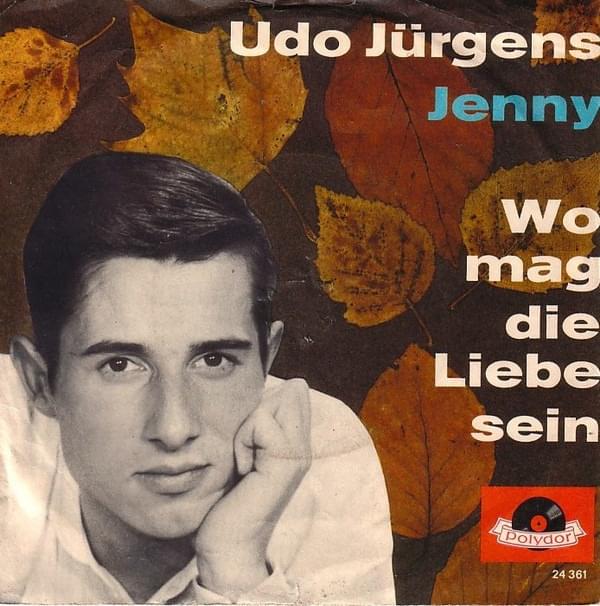 Album cover art for "Jenny" by Udo Jürgens