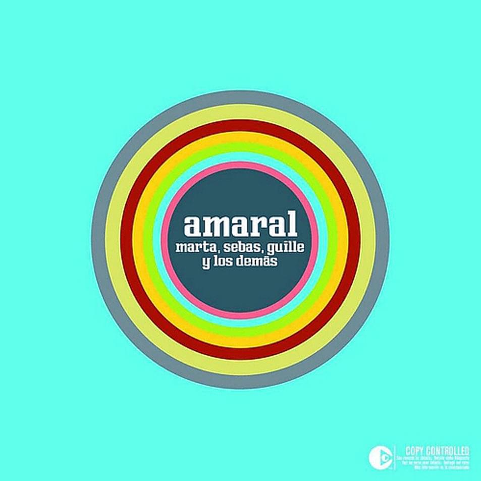 Album cover art for "Marta, Sebas, Guille y los demás" by Amaral