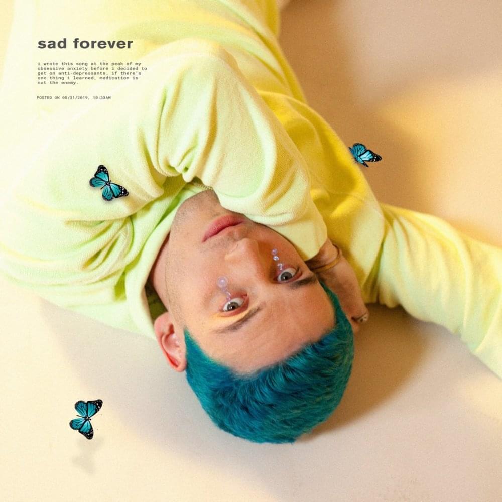 Album cover art for "Sad Forever" by Lauv