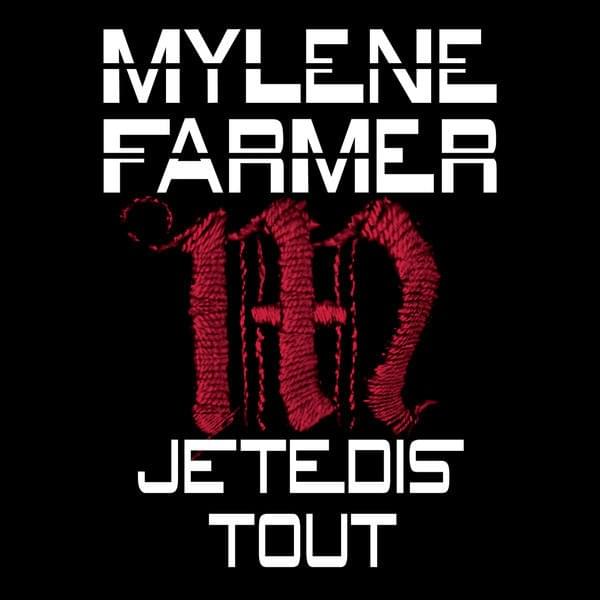 Album cover art for "Je te dis tout" by Mylène Farmer
