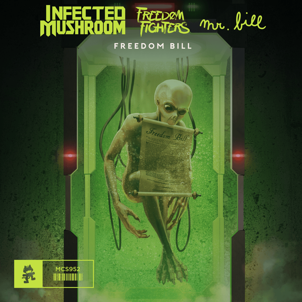 Album cover art for "Freedom Bill" by Infected Mushroom