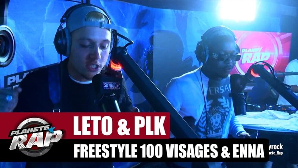 Album cover art for "100 Visages & Enna dans les bacs" by Leto & PLK
