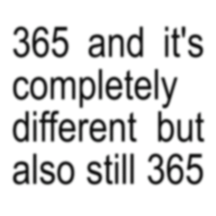 Album cover art for "365 and it’s completely different but also still 365" by KRGKGM