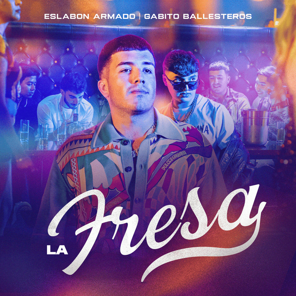 Album cover art for "La Fresa" by Eslabon Armado