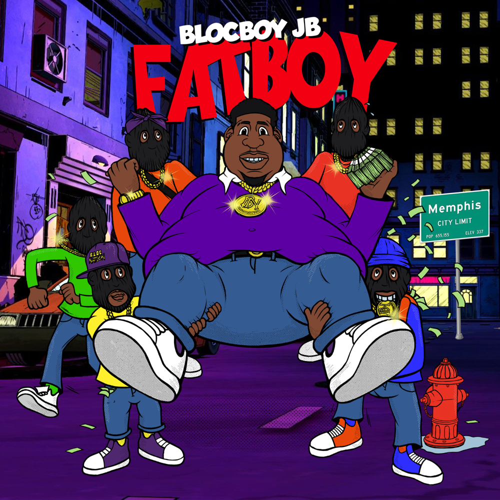 Album cover art for "Hot" by BlocBoy JB