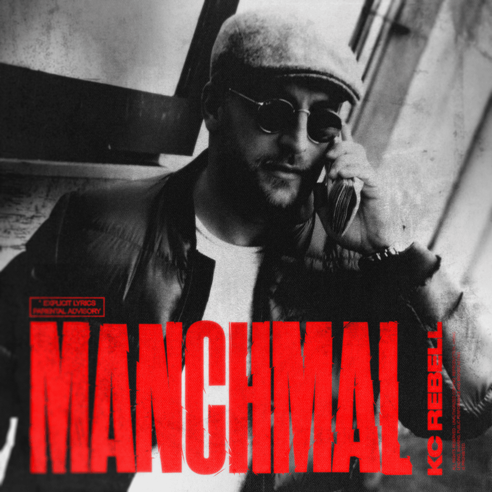 Album cover art for "Manchmal" by KC Rebell