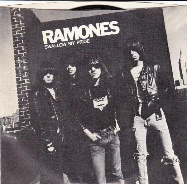 Album cover art for "Swallow My Pride" by Ramones