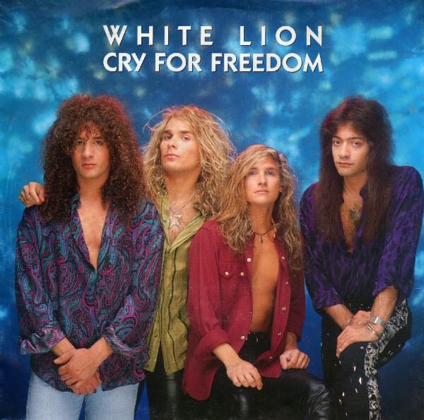 Album cover art for "Cry for Freedom" by White Lion