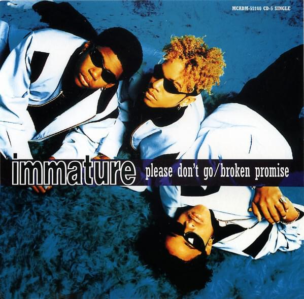 Album cover art for "Please Don’t Go" by Immature