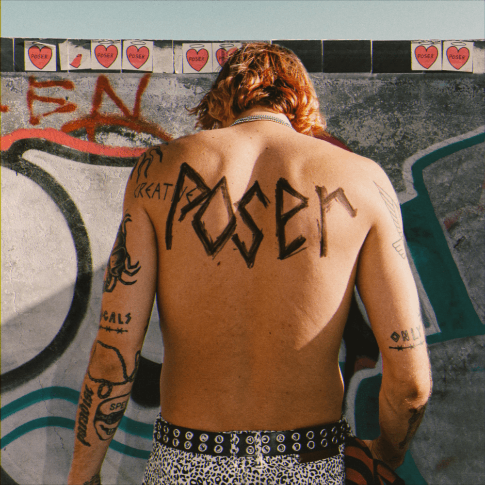 Album cover art for "POSER" by Kayzo